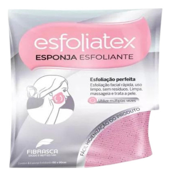 Kit 2 Esponjas Esfoliante Facial Esfoliatex Rosa Fibrasca 0 Kit 2 Esponjas Esfoliante Facial Esfoliatex Rosa Fibrasca 0