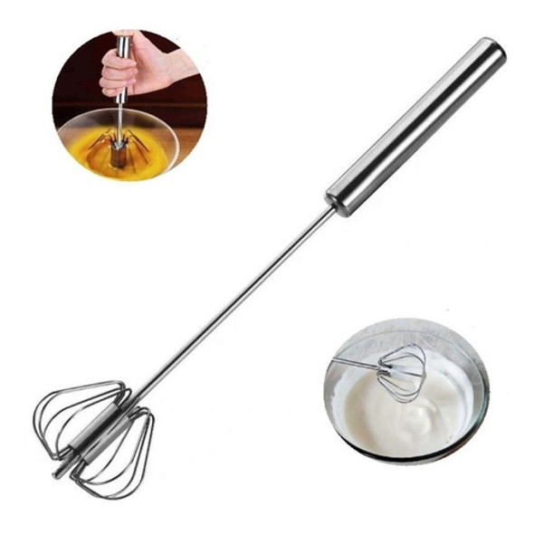 Misturador Batedor De Ovos Mixer Giratório Semi Automático 0