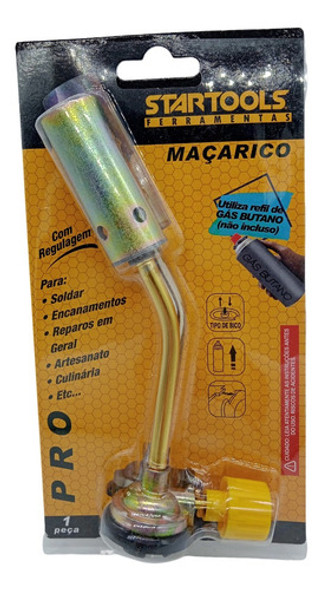 Bico Maçarico Manual C/ Regulagem Resistente Startools Pro 0