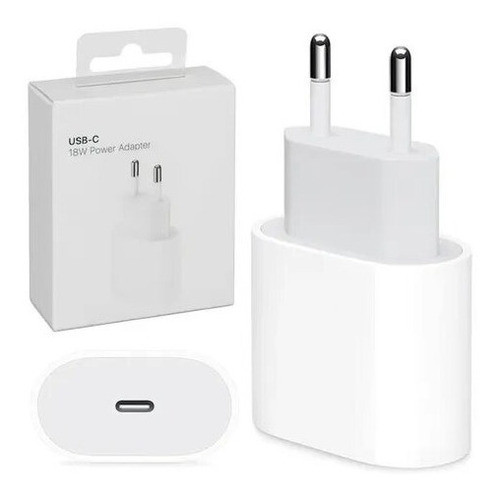 Cargador De Pared Para iPhone Usb Tipo-c Pd (18w) 0