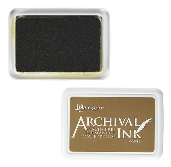 Ranger Aip31451 Tinta Pad Café Tinta Archivo Permanente Impe 1