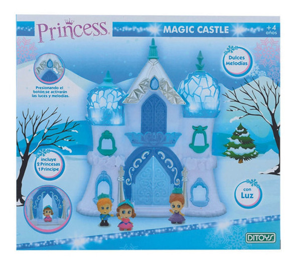 Castillo Mágico Princesas Luz Y Melodías Original Ditoys Ful 1