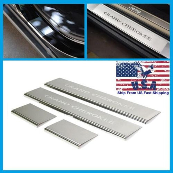 4pcs Puerta Delantera Y Trasera Umbral Protectores Protector 1