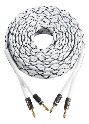 Cable Parlante Jack Banana 4mm 12awg 0.91m 0