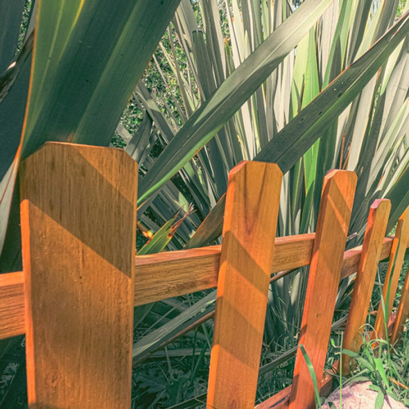 Cercos De Jardín Madera Eucalipto 100 X 50 Cm X 4 Unidades 1