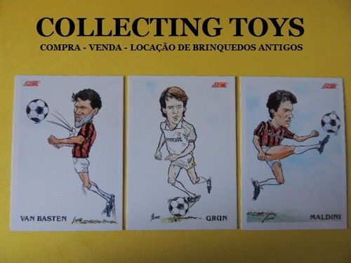 Cards De Futebol Italiano - Basten - Gun- Maldini - (j 115) 0