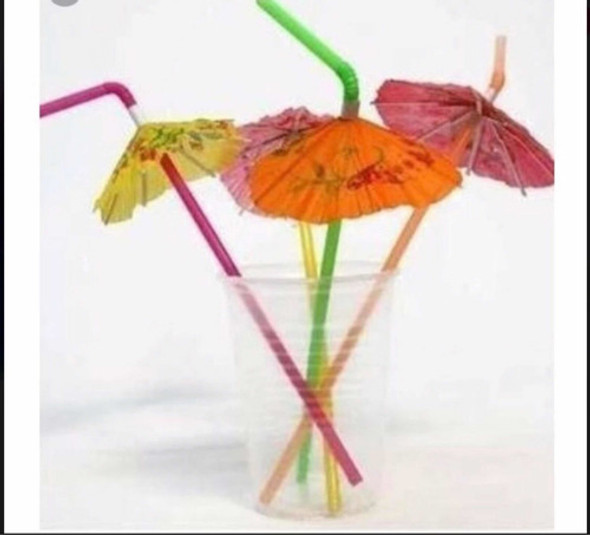 Kit 80 Itens Canudos Para Drinks Frutas E Guarda-chuvas 1 Kit 80 Itens Canudos Para Drinks Frutas E Guarda-chuvas 1