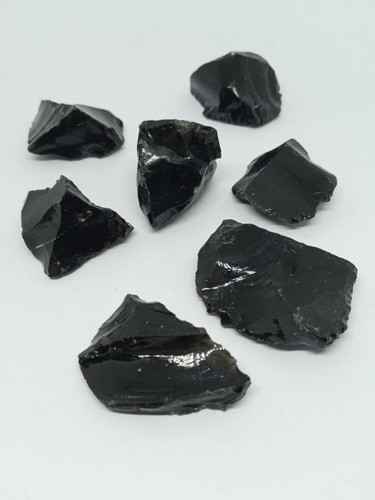 Obsidiana Negra Bruto 3 - 4 Cm X 1 Unidad Minerales Congreso 0