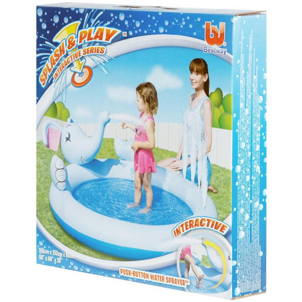 Pileta Elefante Interactiva Para Jugar 185x152x65cm Bestway 0