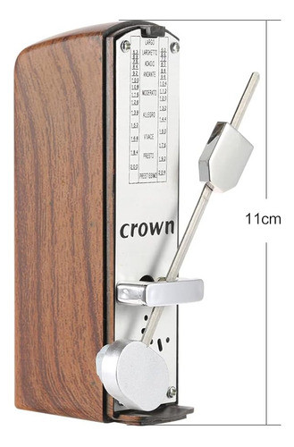 Mini Metrônomo Mecânico Portátil Rookin Universal Metro... 1
