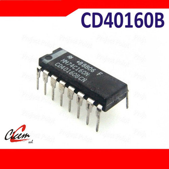 Cd40160 Programmable 4-bit Decade Counter 40160 Hcf40160 Mm74c160 1