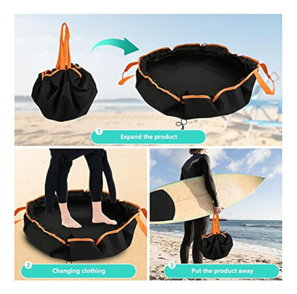 Ikerall Cambiador De Traje De Neopreno, Duradero, 1