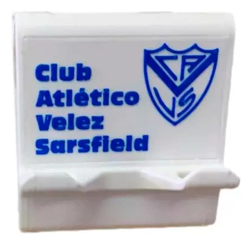 Soporte Apoya Celular Vélez Sársfield Escritorio 3d Oficial 1