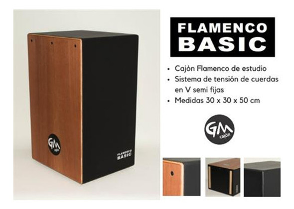 Cajón Flamenco De Estudio Gm Basic 1