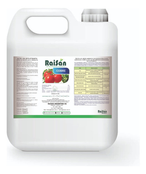 Fertilizante Raisán Cobre Liquido Bidón 5 L 1