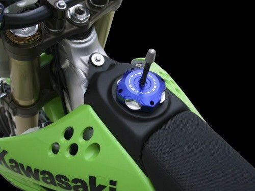 Tapa Tanque Nafta Kawasaki Kxf Yzf 250 450 Azul Zeta Motos 1