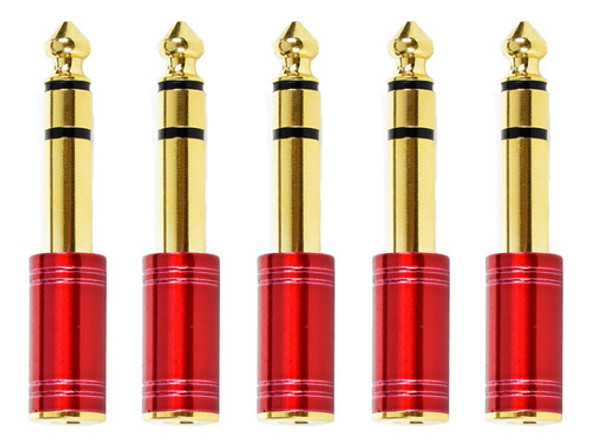 Kit 5 Plug Adaptador Estereo P2 P10 Original Santo Angelo 0