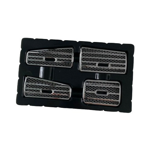 Set Rejillas Aire Acondicionado Cromadas  Golf 3 4 0