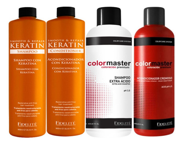 Fidelite Extra Acido Sh Y Acond + Keratina Sh Y Acond 1kg 0