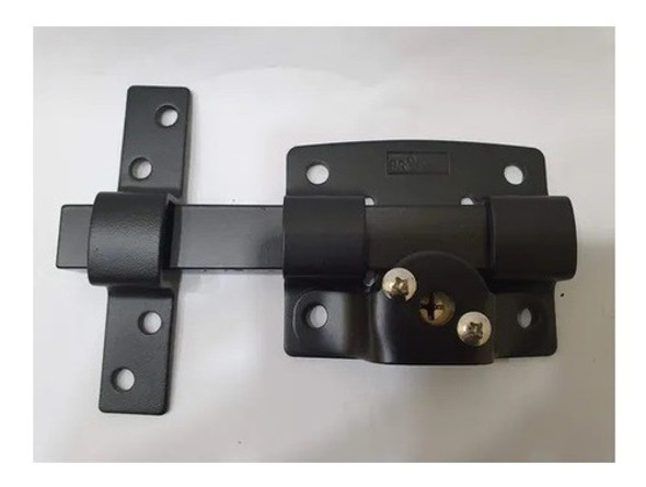 Cerrojo Pasador Llave Cruz Premium Bronzen Color Negro Mate 1