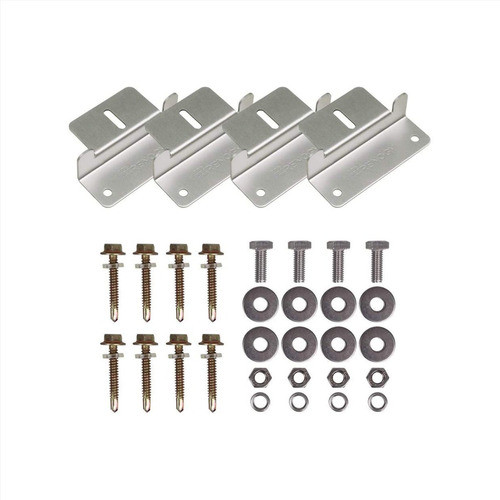 Soporte Paneles Solares Pack X 4 Acero Aluminio Renogy 0