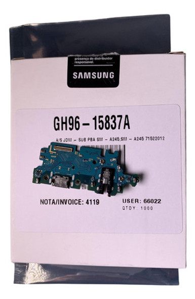 Conector Carga Sub A24 Sm-a245 Original Nacional Novo 100% 0
