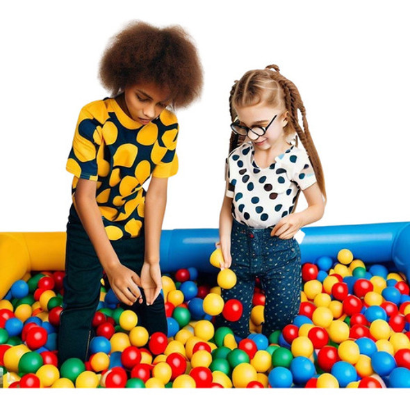 Saco De Bolinhas De Piscina C/ 50 Unid Infantil Colorido 0