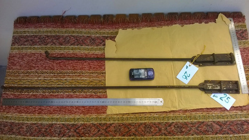 Par Antigua Tranca Pasador Cerrojo Puerta Ventana (25-26) 0