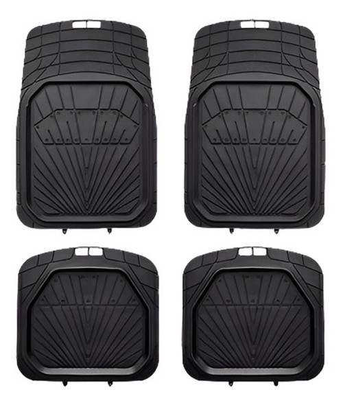 Goma 4pcs Coche Piso Mat Conjunto Universal Alfombra Alfombr 0