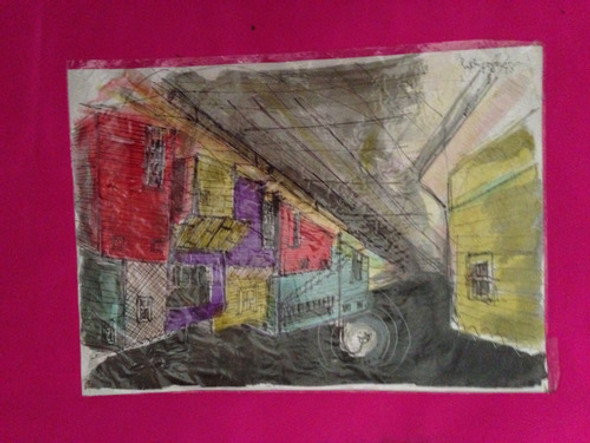 Oferta Arte Argentino Cuadro La  Boca Tinta Strelezky 35*25 0