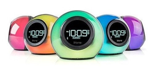 Ihome Ibt29bc Bluetooth Cambia Color Dual Alarm Clock Radio 1