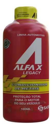 Alfa X Legacy 100ml Condicionador De Metais Saito 0