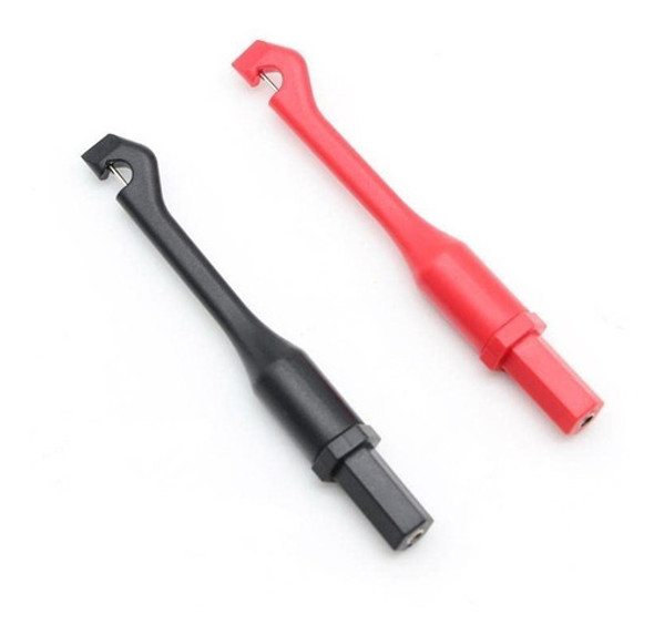 Set 2 Pincha Cables Con Guia Para Punta De Tester 2mm Esi 0