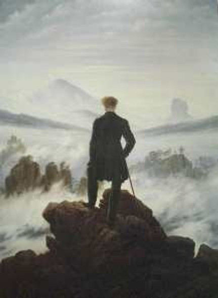 Caspar Friedrich - Caminante En Mar De Nubes Lámina 45x30 Cm 0