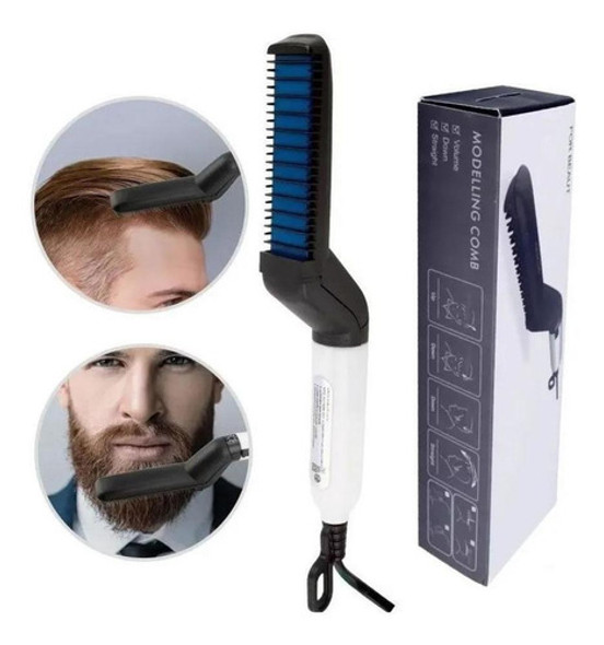 Prancha Modeladora E Alisador De Cabelo E Barba Masculino 1 Prancha Modeladora E Alisador De Cabelo E Barba Masculino 1