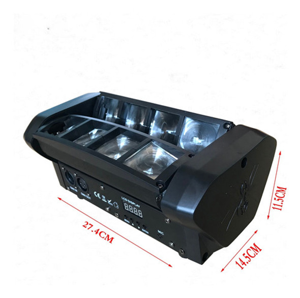 Led Moving Head 80w Rgbw Feixe De Luz De Palco Dj Light 1