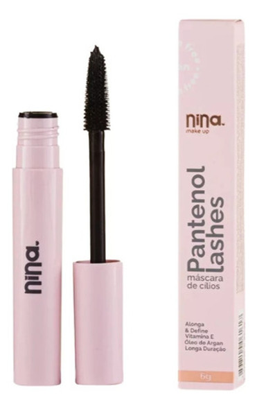Máscara De Cílios Pantenol Lashes - Nina Makeup 1 Máscara De Cílios Pantenol Lashes - Nina Makeup 1