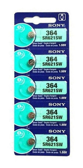 20 Baterias Sony 364 Sr621 Orig Ag1 Lr620 Lr621 Lr60 Relógio 1