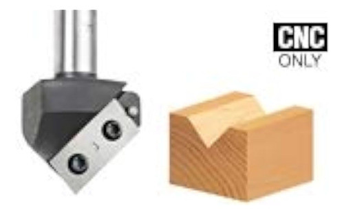 Herramienta Amana Rc-1045 Inserto V-groove 45 Deg X 7/8 Ch X 1