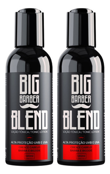 Tônico Capilar Blend Big Barber 120ml Nasce Cabelo 2 Unidade 0