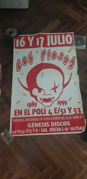 Afiche Los Piojos 1999  72cmx57cm 0