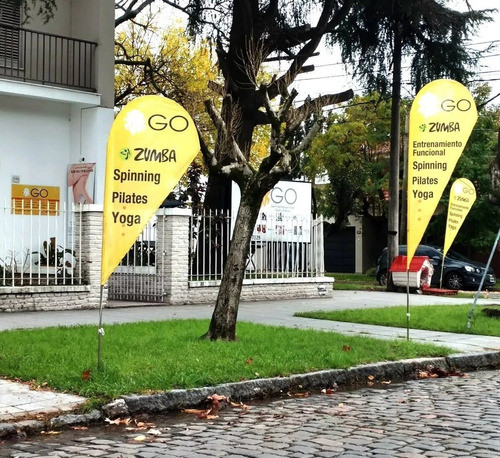 Bandera Gota Para Flybanner, 65 X 145 Cm, Sin Estructura 1