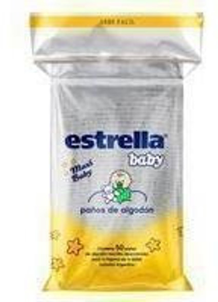 Pack X 6 Unid. Paño  Maxi Baby 50 Un Estrella Algodones 0