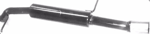 Cámara Trasera Peugeot 208 110 Mm Diámetro Cola Acero Inox 0