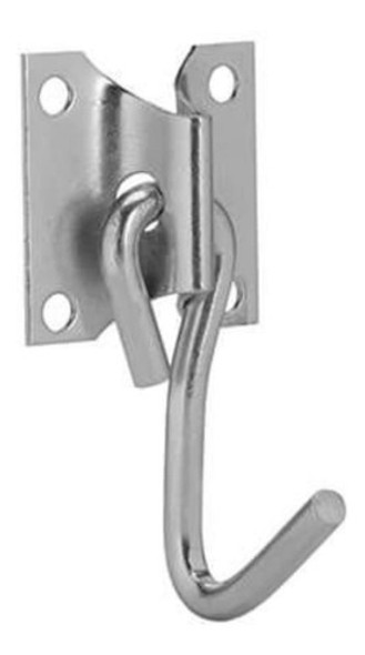 Gancho Para Rede Reforçado Zincado Com Parafuso E Bucha 10 1