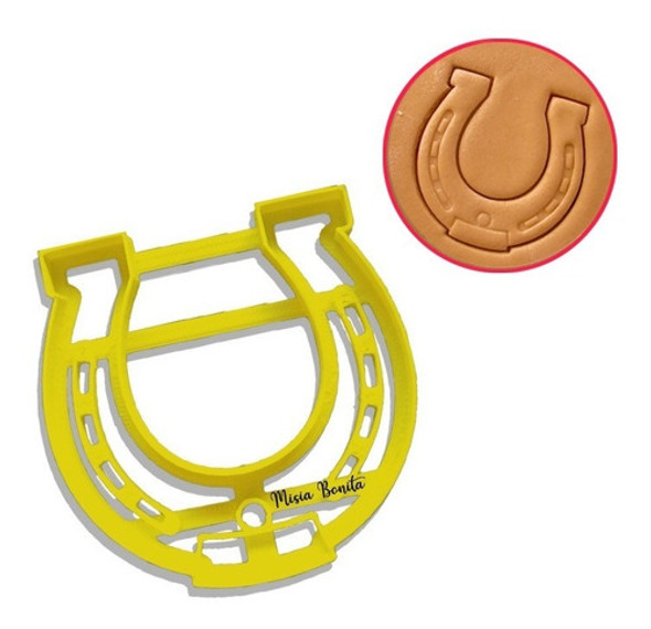 Herradura Caballo Molde Cortante Galletas Cookies Suerte 0