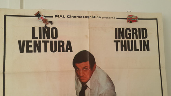 Afiche Cine Película The Cage 1975 Lino Ventura  La Cage 1
