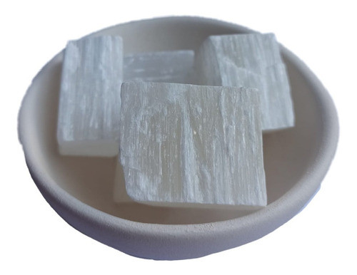Piedra Bloque De Selenita En Bruto X 1u. 0