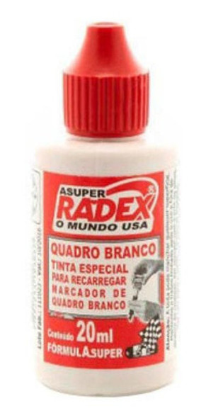 Reabastecedor Para Quadro Branco Radex Vermelho - 20ml 0