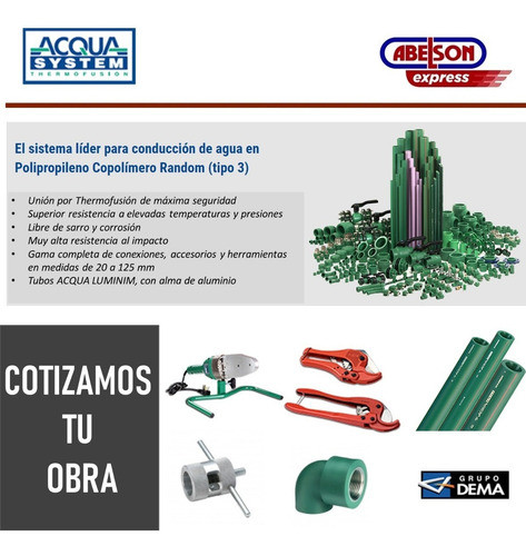 Boquilla 25 Mm Acqua System Sigas Agua Gas Termofusion C 1